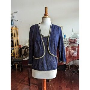 Andre Oliver tank with matching jacket  Sz  XL